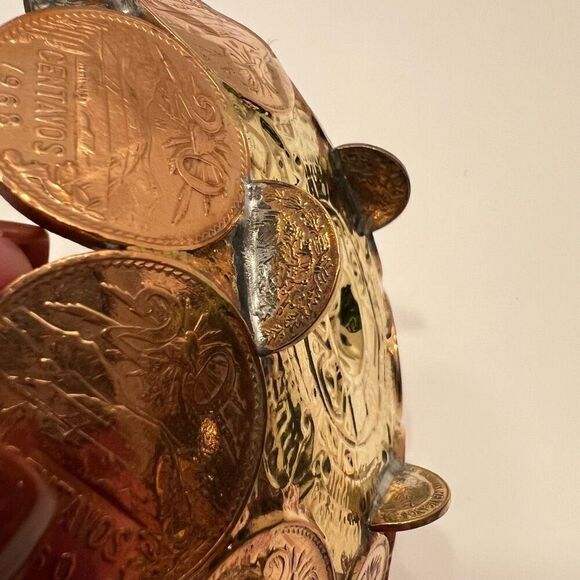 Vintage Mexican Coin Dish Ashtray - Picture 9 of 12